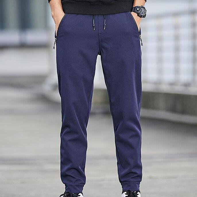 Homens Calças de Trilha Ao ar livre Normal Respirável Esticar Resistência ao desgaste Resistente a riscos Calças Com Cordão Cintura elástica Preto Azul Marinho Escuro Caça Pesca Alpinismo M L XL XXL de 2025 por $26.99 –P9