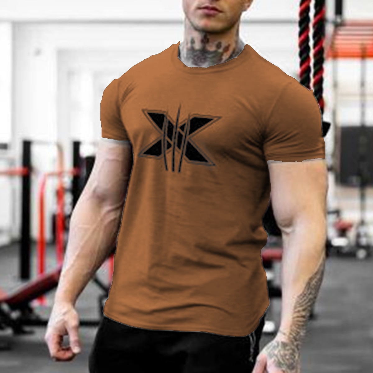 Hombre Graphic Letra Arañazos Camiseta Tee Algodón Manga Corta Gráfico Camisa Negro Blanco Verde Ejército Camiseta cómoda Aptitud física Gimnasia Ropa de diseñador de moda 2025 - $15.99 –P14