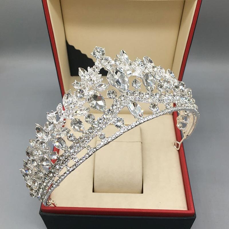 Silver Tiara and Crown for Women Crystal Queen Crowns Rhinestone Princess Tiaras for Girl Bride Wedding Hair Accessories for Bridal Birthday Party Prom Halloween Cos-play Costume Christmas 2025 - $24.99 –P3