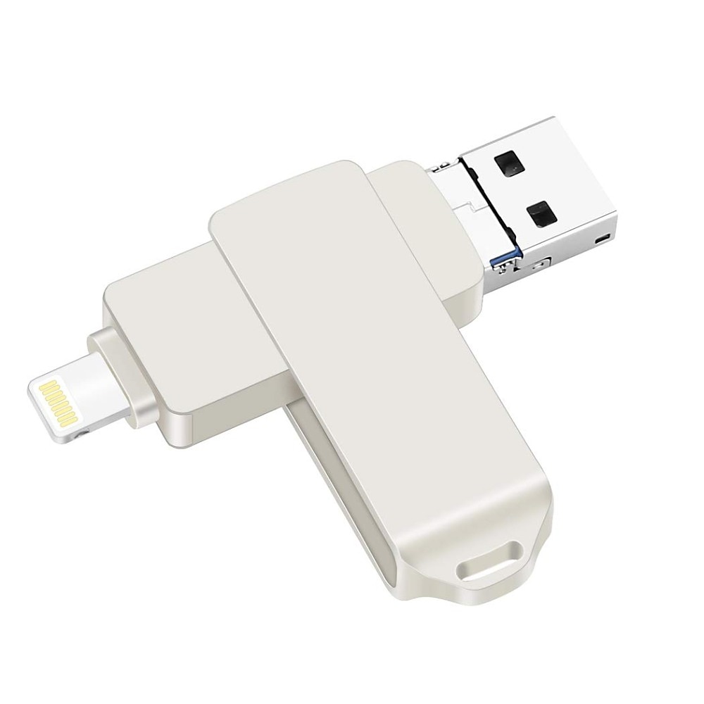 3 in 1 usb flash drives, 32 gb 64 gb 128 gb iphone ipad usb flash 3.0 pendrive memory stick voor iphone ipad android pc 2025 - $25.99 –P8