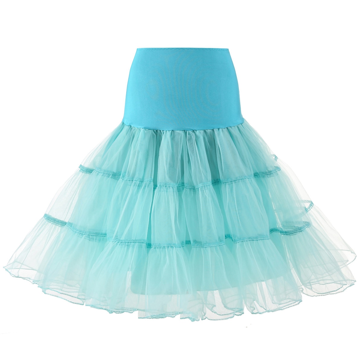 Sottoveste da principessa anni '50, gonna a cerchio, tutù sotto la gonna, crinolina, gonna in tulle, costume da donna, vintage, cosplay, festa/serata, ballo di fine anno, gonna corta/minigonna del 2025 a $20.99 –P15