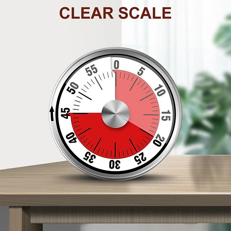 Kitchen Mechanical Timer 60 Minute Alarm Cooking Timer Loud Alarm Magnetic Clock Timer 2025 - $17.99 –P2