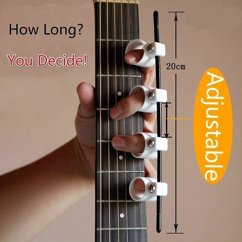 Spacing Adjustable Finger Extensor Guitar Trainer For Beginner Finger Expansion Finger Extend Trainer Finger Power Trainer For Piano Learner Saxophone Learner Ukulele Beginner 2025 - $7.99 –P7