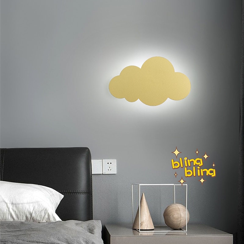 Applique Da Parete Per Cameretta Bianca Lampada Da Notte A Forma Di Nuvola Per Camera Da Letto del 2025 a $99.99 –P7