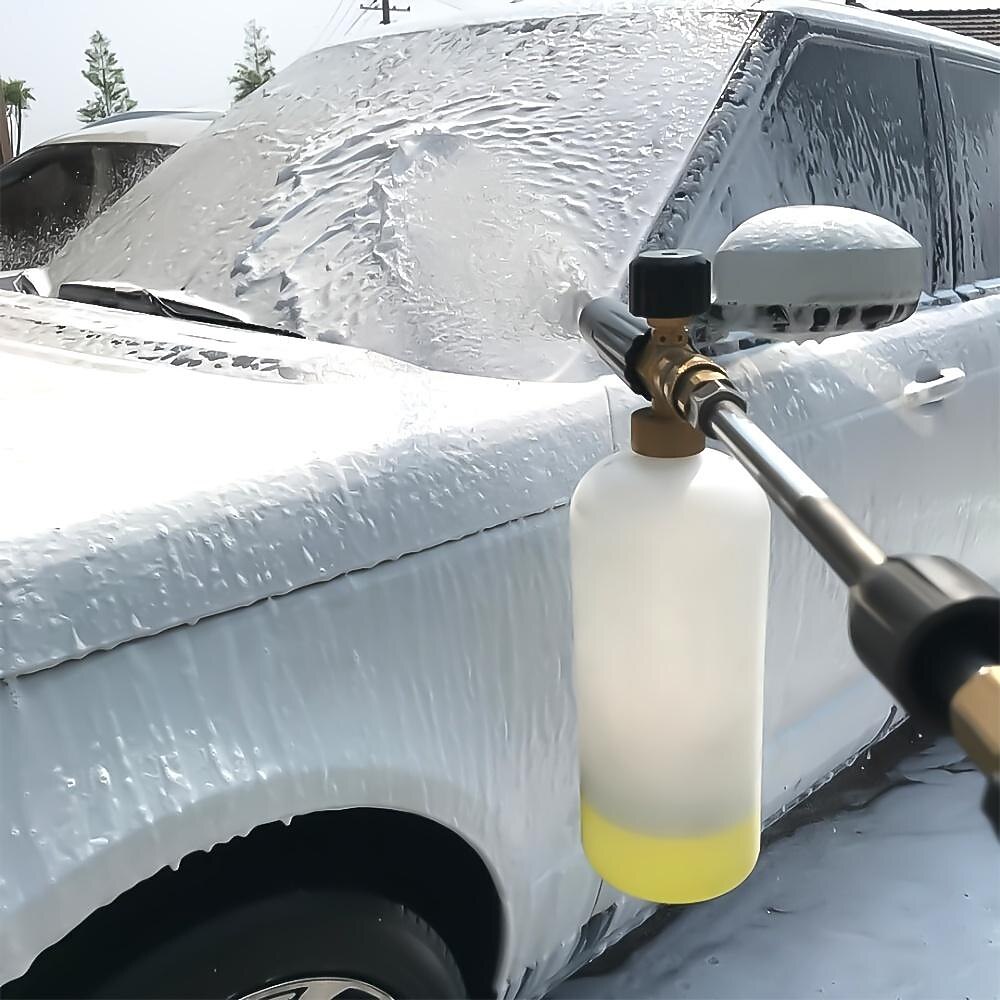 Foam Lance Snow Sprayer Pot High Pressure Washer Gun Car Wash Watering  Sprinkler