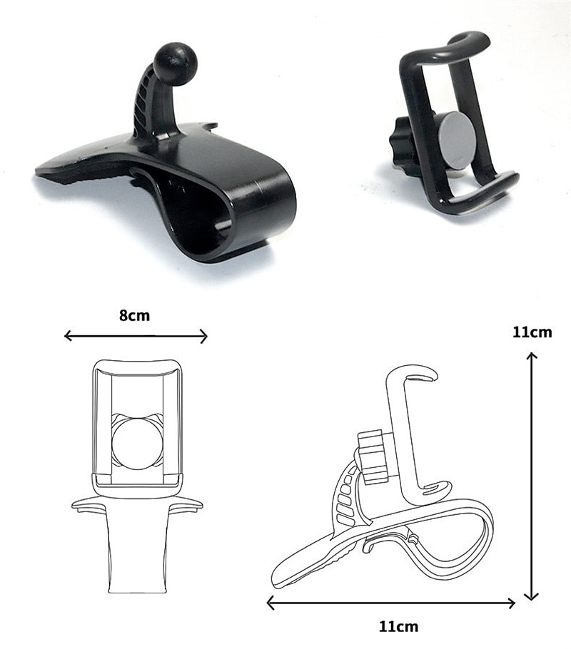 автомобильный держатель для телефона держатель для сотового телефона автомобиль твердый & прочный автомобильный держатель для телефона для приборной панели, лобовое стекло, длинная рука, сильное 2026 - $12.99 –P9