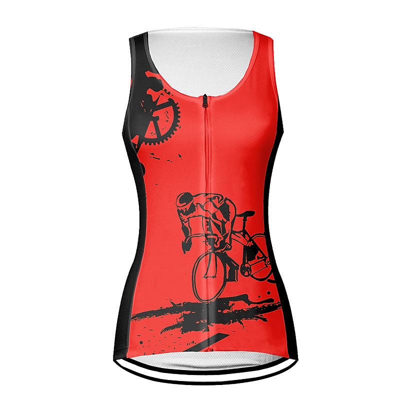 Per donna Gilet da ciclismo Maglia da ciclismo Senza maniche Bicicletta Gilet / Gilet Maglietta / Maglia Superiore con 3 tasche posteriori Ciclismo da montagna Cicismo su strada Traspirante del 2025 a $20.79 –P9