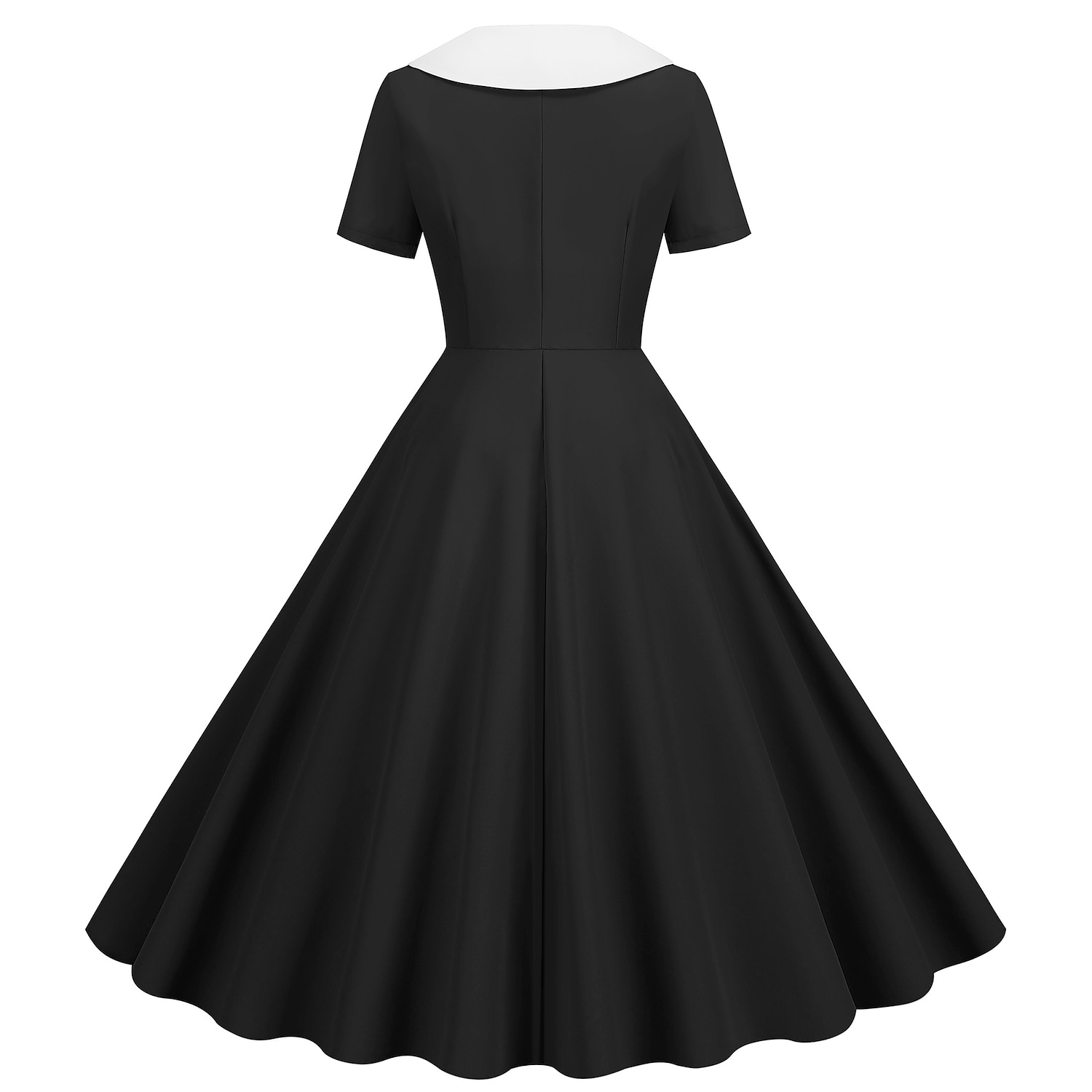 Retrò Vintage Anni 1950 Abito vintage Abito Swing Vestito Svasato Per donna Carnevale Mascherata Casual Quotidiano Addio al Nubilato Adulti Vestito Abiti per il ritorno del 2025 a $34.99 –P6