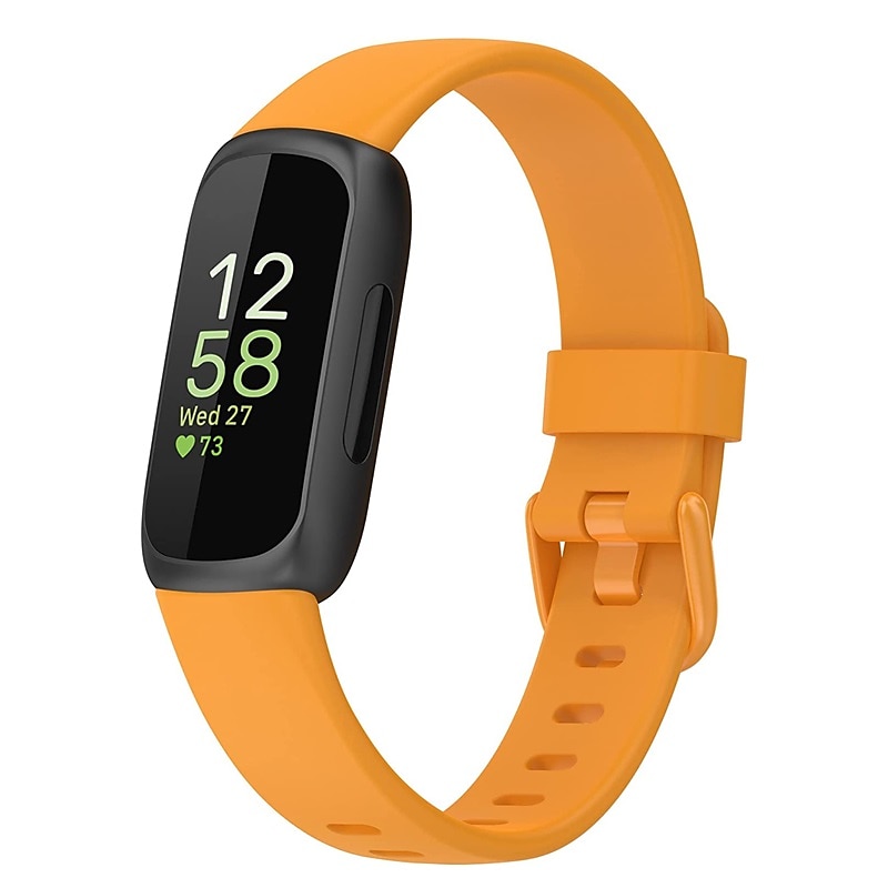 Smart Watch Band Συμβατό με Fitbit Inspire 3 σιλικόνη Εξυπνο ρολόι Λουρί Μεταλλικό κούμπωμα Αδιάβροχη Ρυθμιζόμενο Αθλητικό Μπρασελέ Αντικατάσταση Περικάρπιο 2025 - $11.99 –P14