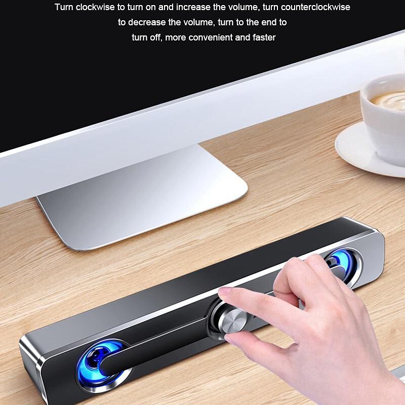 Wireless Bluetooth Soundbar Hi-Fi Stereo Speaker Upgraded Version Of High Sound Quality For SmartPhone/Tablet/Computer TVHome Theater TV Strong Bass Sound Bar 2025 - $33.99 –P8