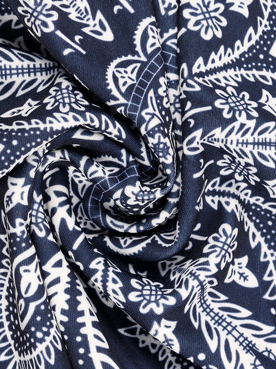 Dame Strandkjole Resort Wear Strandklær Mini kjole Trykt mønster Varmt Elegant Grafisk Stroppeløs Ermeløs Standard passform Daglig Ut på byen Flerfarget Svart 2023 Sommer Vår S M L XL 2025 - $24.99 –P4