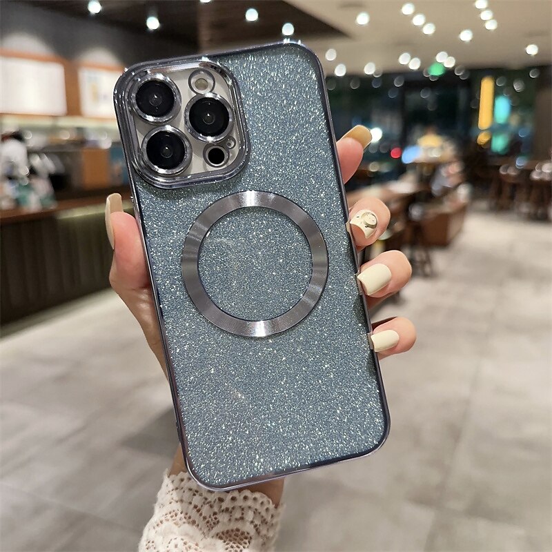 Phone Case For iPhone 15 Pro Max Plus iPhone 14 13 12 11 Pro Max Plus Back Cover With Magsafe with Screen Protector TPU 2025 - $13.99 –P6