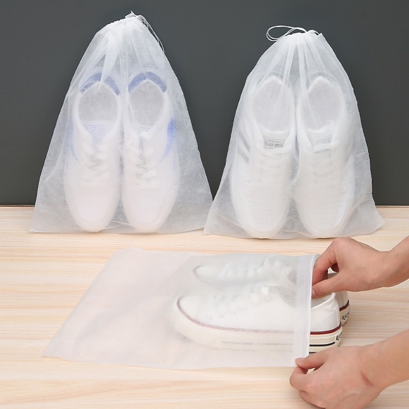 20 stücke schuhe aufbewahrungstasche schrank schuhorganisator vlies reise tragbare tasche wasserdichte tasche kleidung klassifiziert hängende taschen 2025 - $8.99 –P4