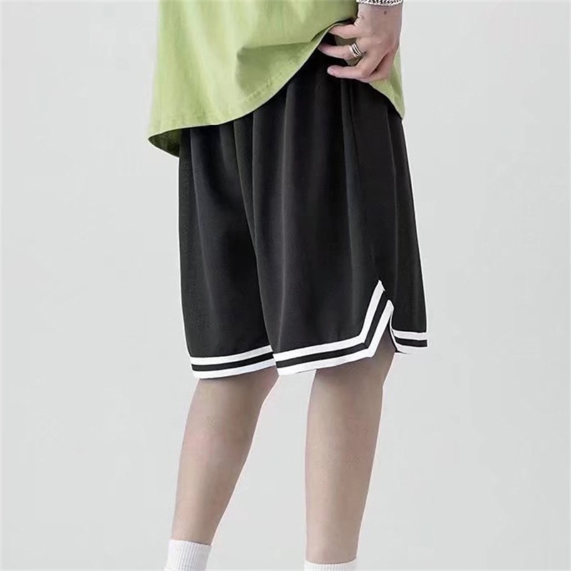 Ανδρικά Active Shorts Σορτς μπάσκετ Casual σορτς Τσέπη Κορδόνι Ελαστική μέση Σκέτο Άνεση Moale Causal Καθημερινά Αργίες Αθλήματα Μοντέρνα Μαύρο Λευκό 2026 - $6.49 –P6