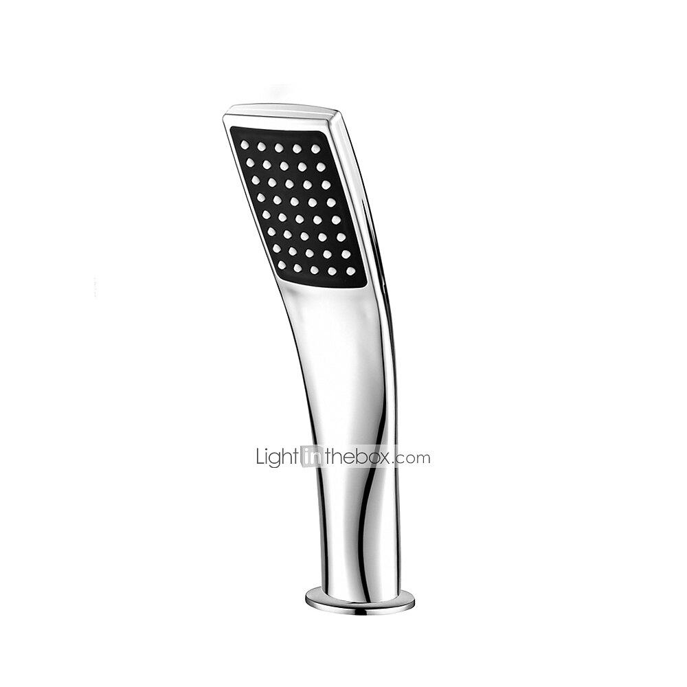 waterval bad kraan badrandcombinaties, badvuller mengkraan set handheld 3 gat 2 uitloop met handsproeier, messing douche keramische klep kit badkamer 2025 - $194.99 –P3