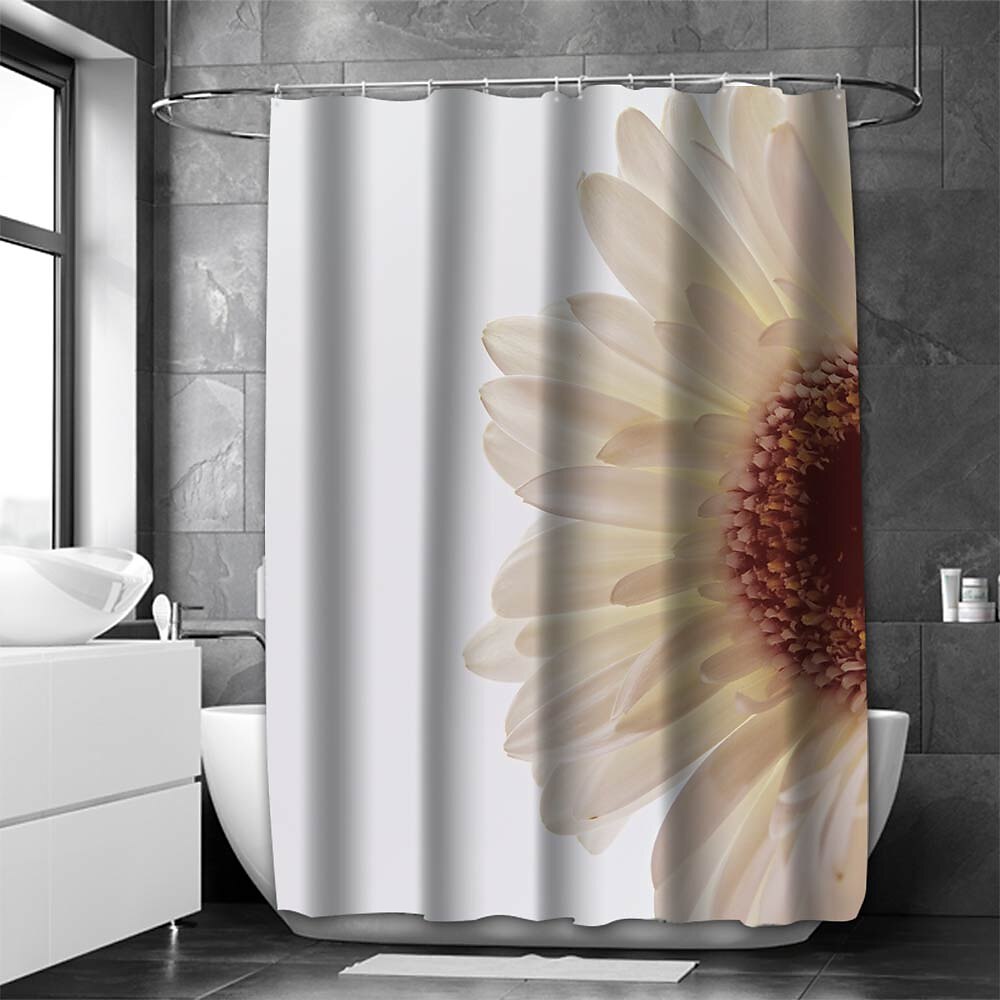 Shower Curtain with Hooks 180cm*180cm(70"*70") Polyester Washable Waterproof Landscape Floral Plant Pattern 2025 - $25.99 –P1