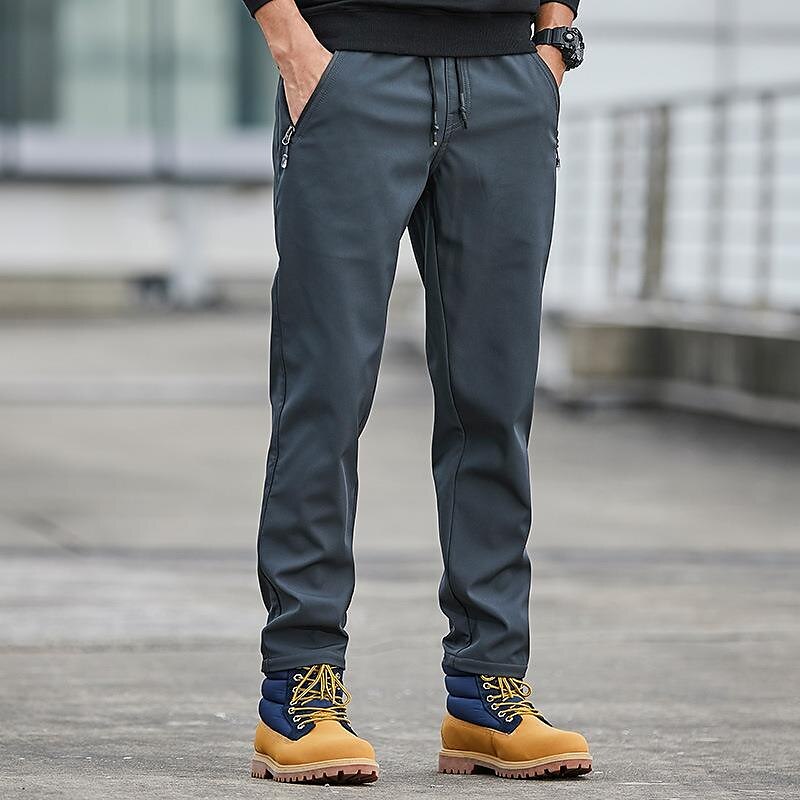 Homens Calças de Trilha Ao ar livre Normal Respirável Esticar Resistência ao desgaste Resistente a riscos Calças Com Cordão Cintura elástica Preto Azul Marinho Escuro Caça Pesca Alpinismo M L XL XXL de 2025 por $26.99 –P8