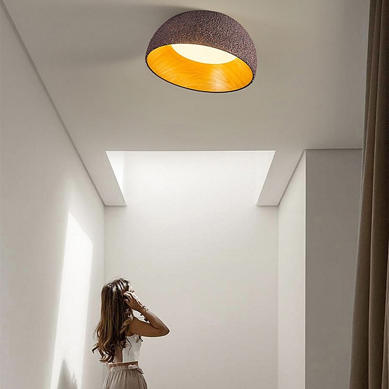 led taklys dimbar innfelt taklampe 35cm harpiks led taklampe moderne rund taklampe taklampe for stue korridor 2025 - $345.49 –P4