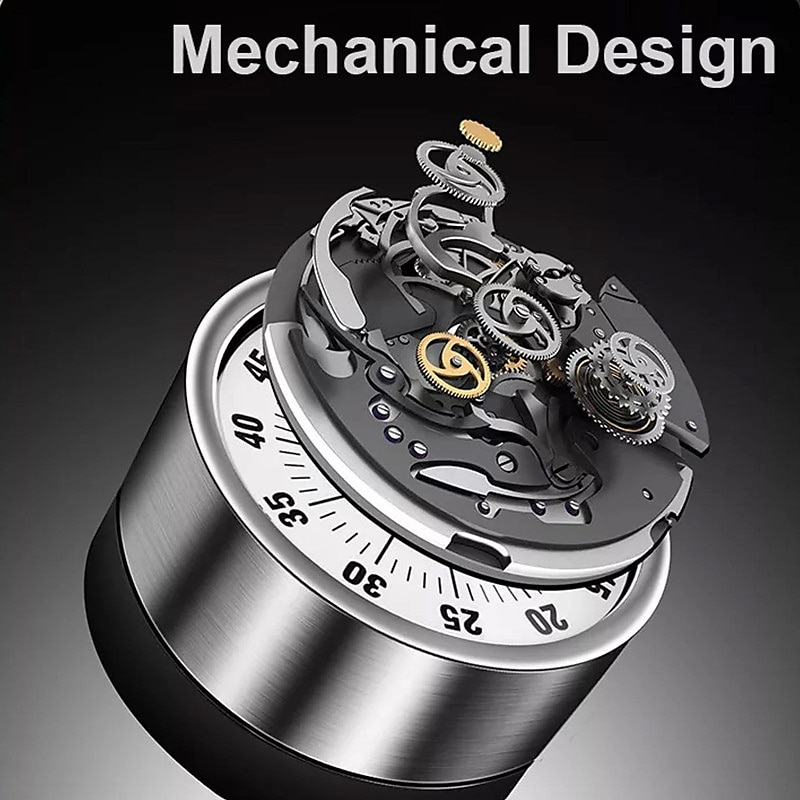 Kitchen Mechanical Timer 60 Minute Alarm Cooking Timer Loud Alarm Magnetic Clock Timer 2025 - $17.99 –P7