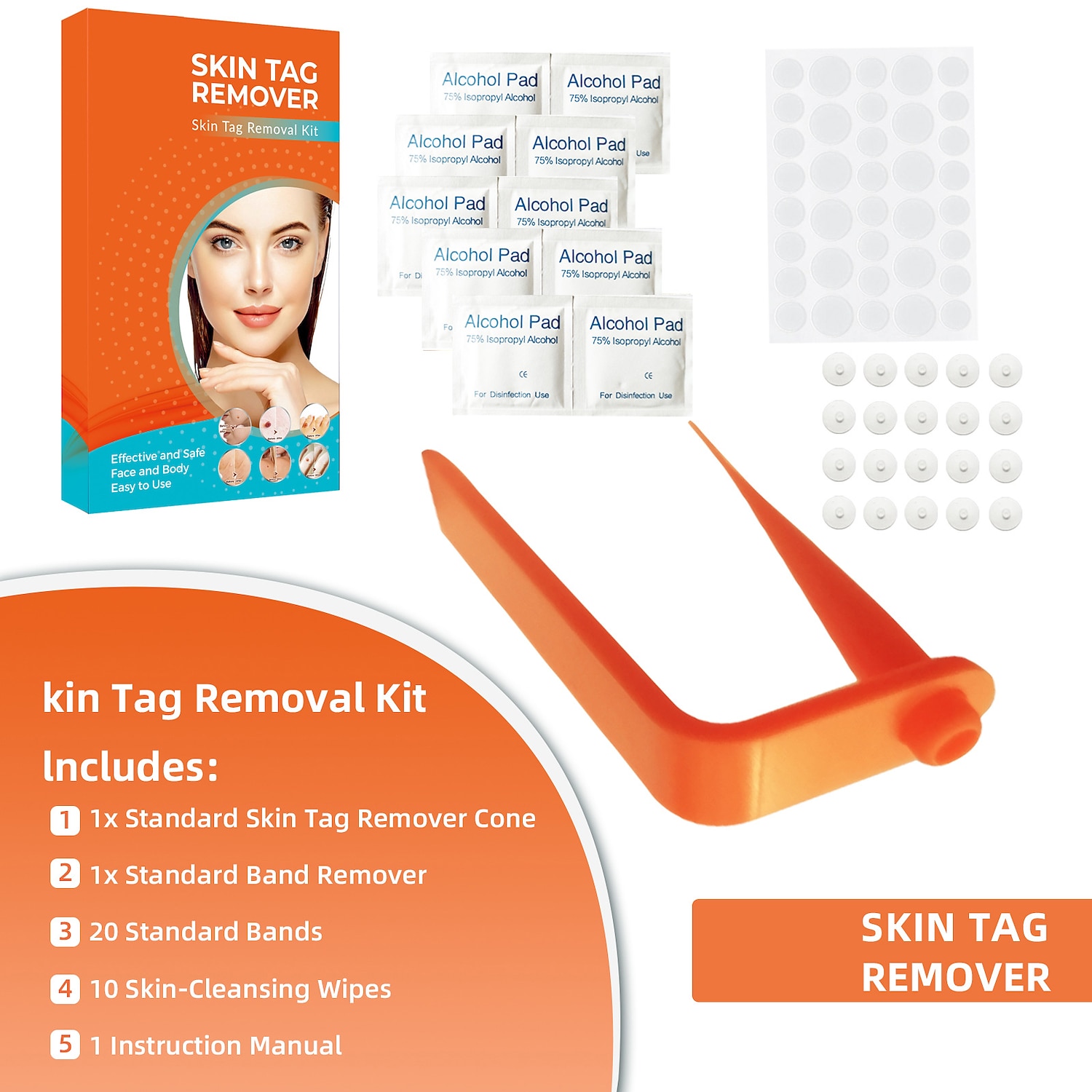 Painless Safe Skin Tag Remove Device Kit Micro Tags Size (2mm to 4mm) Warts Remover Original Skin Band Tool Set 2026 - $10.49 –P7