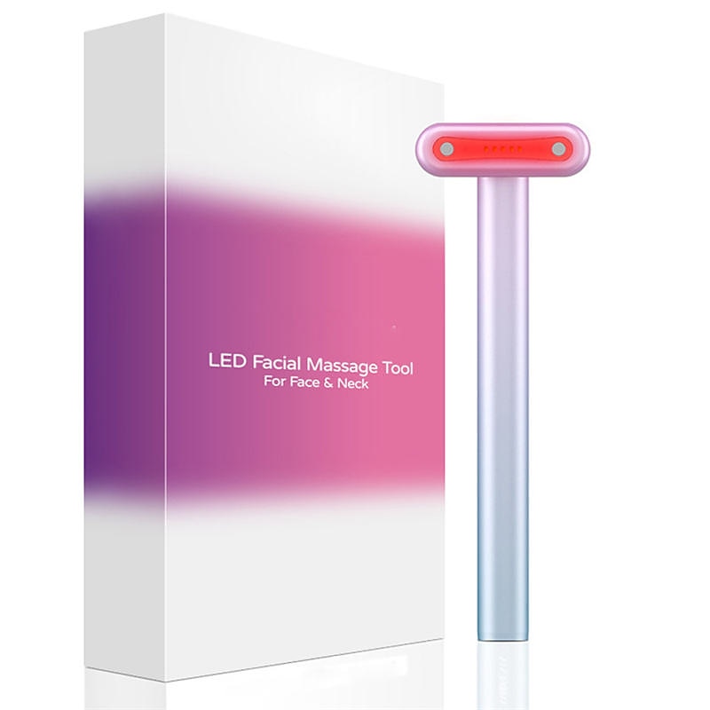 LED-Rotlichttherapie Gesicht Auge dunkle Flecken Hyperpigmentierung Mini-Mikrostrom kleiner Zauberstab elektrisches Gesichtsmassagegerät Anti-Aging straffendes Schönheitswerkzeug 2025 - $40.99 –P2