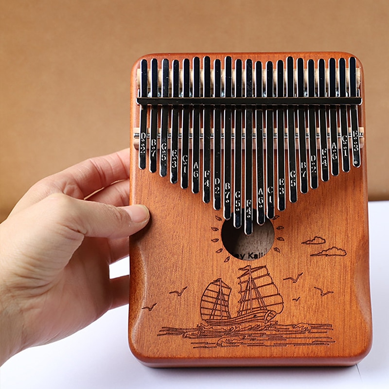21 מפתחות kalimba מתנות חג המולד הטובות ביותר לילדים מבוגרים ומתחילים 2025 - $38.99 –P7