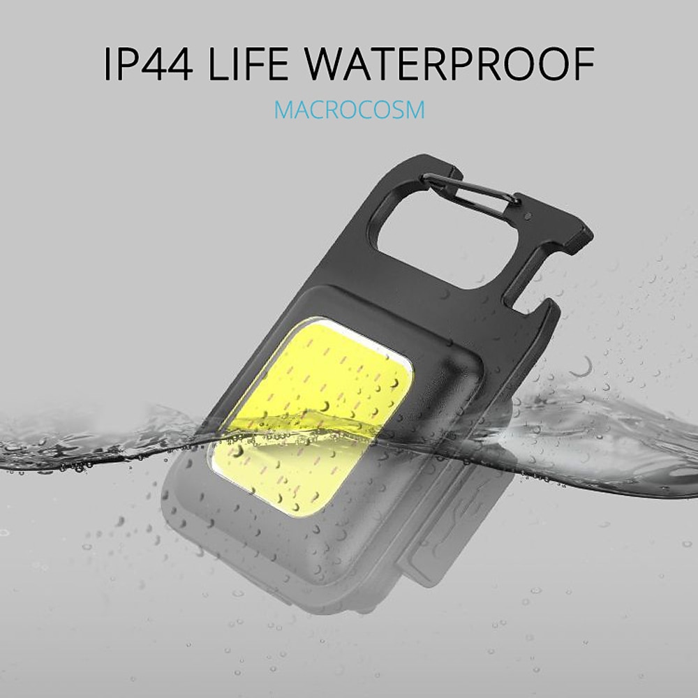led zaklamp super heldere mini cob sleutelhanger oplaadlamp campingverlichting met magneet 4 verlichtingsmodi voor kamperen thuisgebruik. 2025 - $7.49 -P5