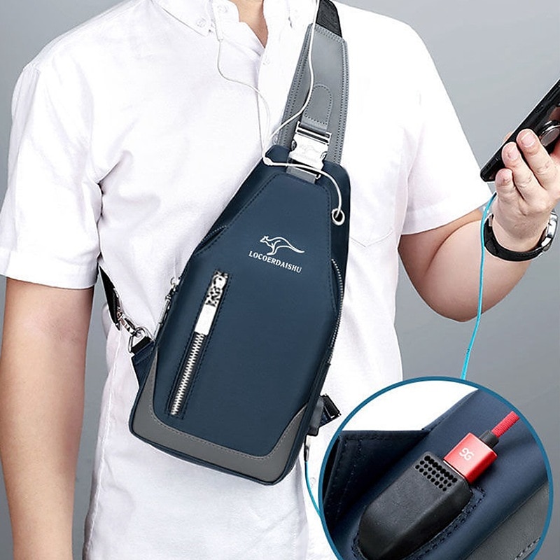 Men's Korean Style Crossbody Bag