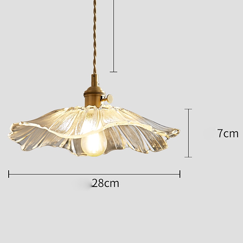 Luz pingente led mini pingente de vidro cobre luz pendurada no teto com sombra recortada de vidro pingente de vidro transparente iluminação para quarto sala de jantar cozinha de 2025 por $205.99 –P11
