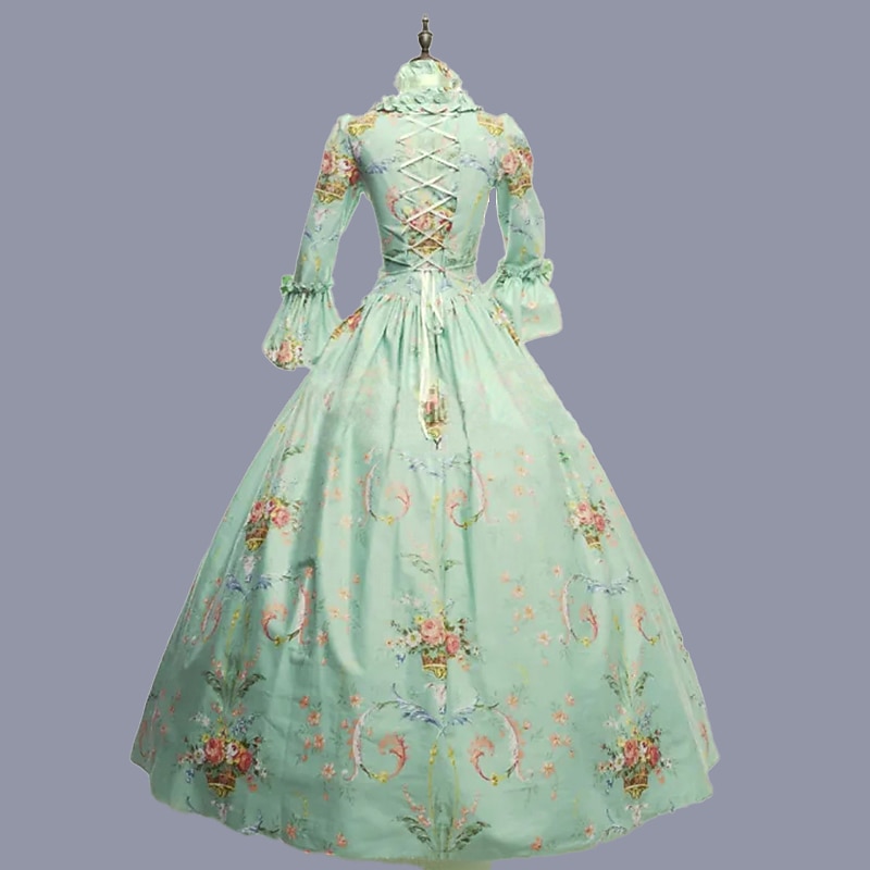 Rococo Βικτωριανής Εποχής Rochie de epoca Rochie De Bal Rochie de bal Maria Antonietta Pentru femei Mascaradă Carnaval Petrecere Halloween Adulți Rochie 2025 - $128.99 –P4