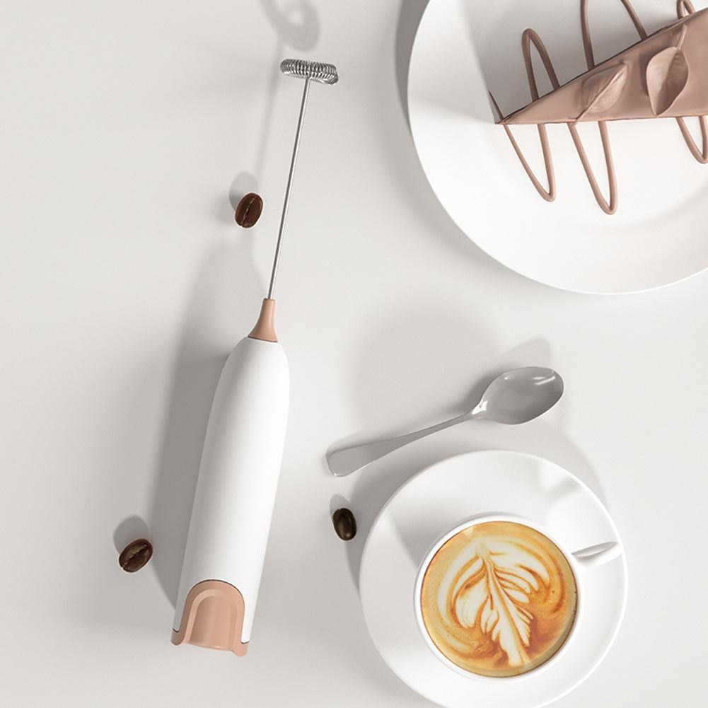 Electric Milk Frother Kitchen Drink Foamer Whisk Mixer Stirrer Coffee Cappuccino Creamer Whisk Frothy Blend Whisker Egg Beater, Without Battery 2025 - $13.99 –P3