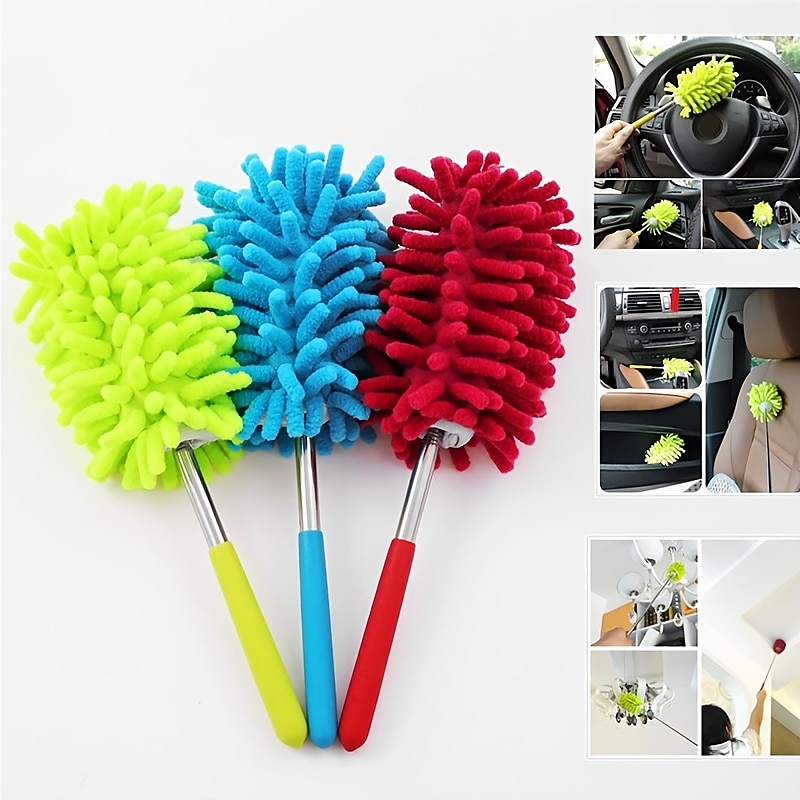 Bendable Fan Cleaning Brush Microfibre Household Dust Remover Cleanning  Brush for Air-conditioner Furniture Shutter Car Cleaner