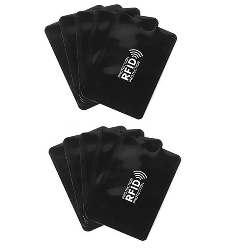 20 قطعة من محفظة ألومنيوم ذكية مضادة للسرقة ومضادة لموجات الراديو NFC ومضادة لموجات الراديو ومضادة لموجات الراديو وحامل بطاقات من الألومنيوم 2026 - $10.99 –P2