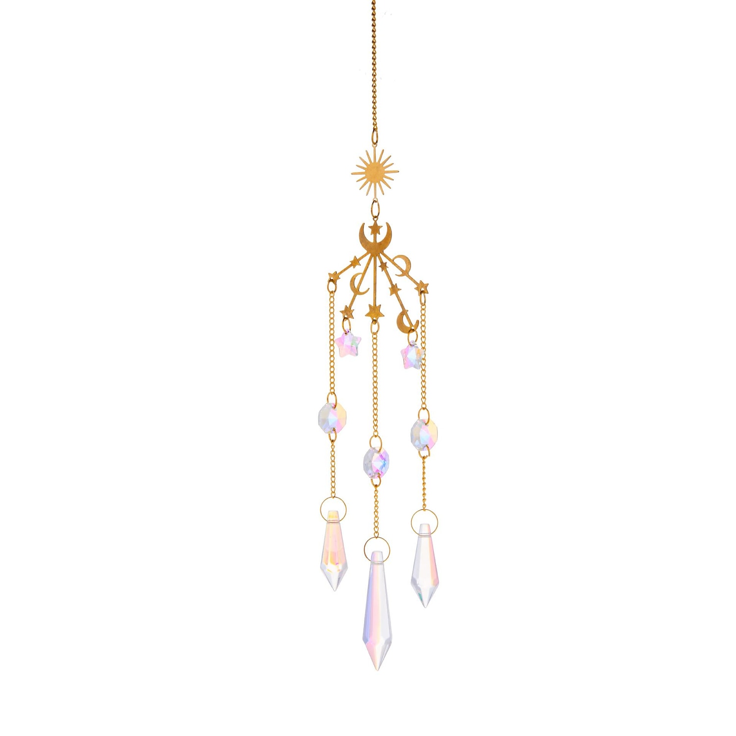 carillons éoliens en cristal attrape-soleil - attrape-soleil intérieur fenêtre larme cristal perles prisme attrape-soleil jardin extérieur décorations pour la maison décor suspendu pour plafond attrape-lumière de cuisine de 2025 ? $10.49 –P10