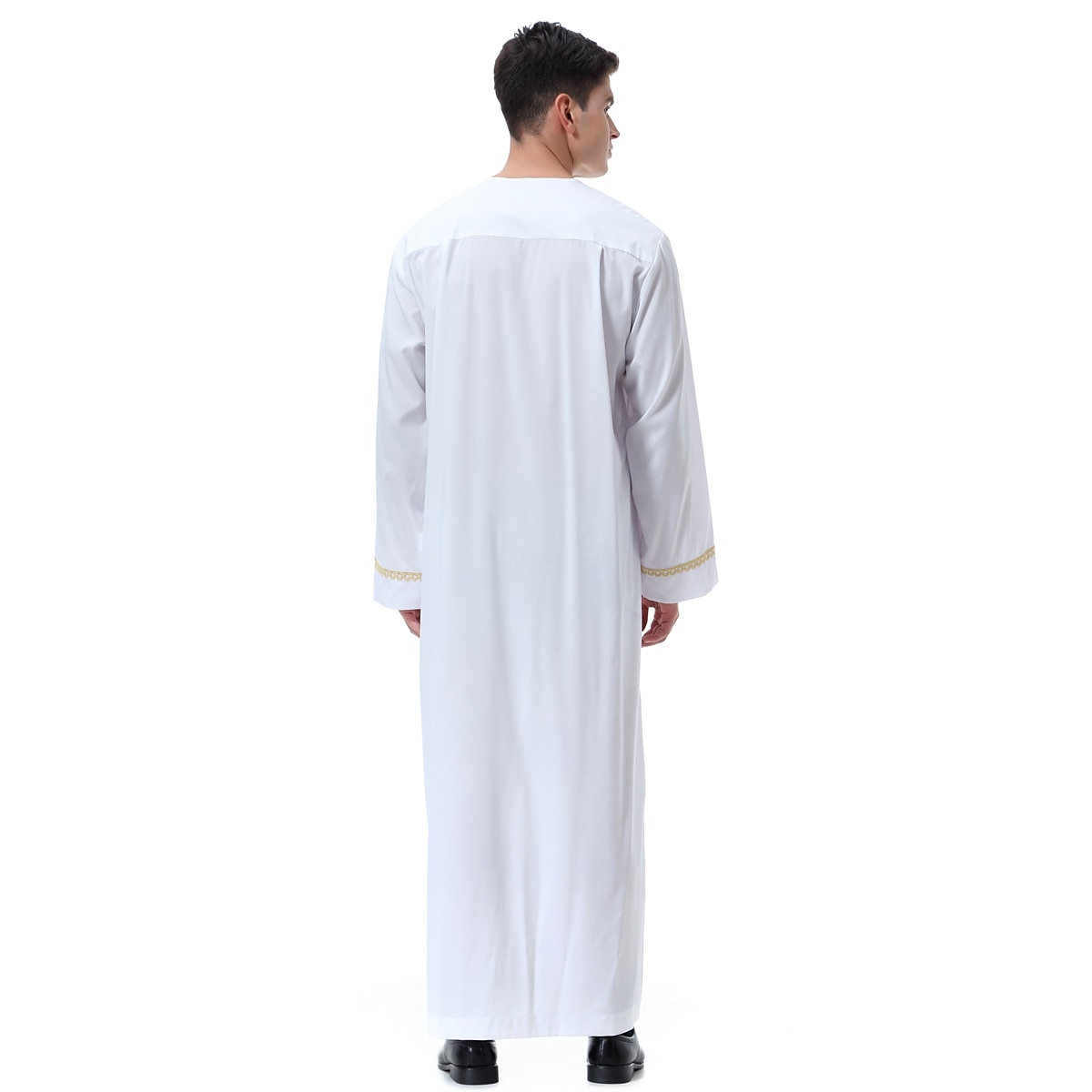 رجالي رداء - روب ثوب / جبة ديني سعودي عربي العربية مسلم رمضان بالغين / قمصان الرضعثوب الراقص 2025 - $48.99 –P20