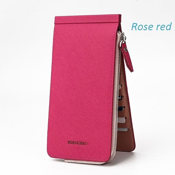 RFID Blokkerende Bifold Multi Kaart Case Portemonnee Met Ritszak Mannen/Vrouwen Kaartenhouder Portemonnee 2025 - $20.99 –P10