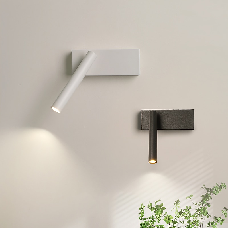 مصابيح حائط LED من Lightinthebox بقدرة 7 وات، إضاءة جدارية قابلة للتعديل ودوارة إبداعية، تحكم عن بعد، ضوء قراءة بجانب السرير في غرفة النوم 2025 - $99.99 –P1