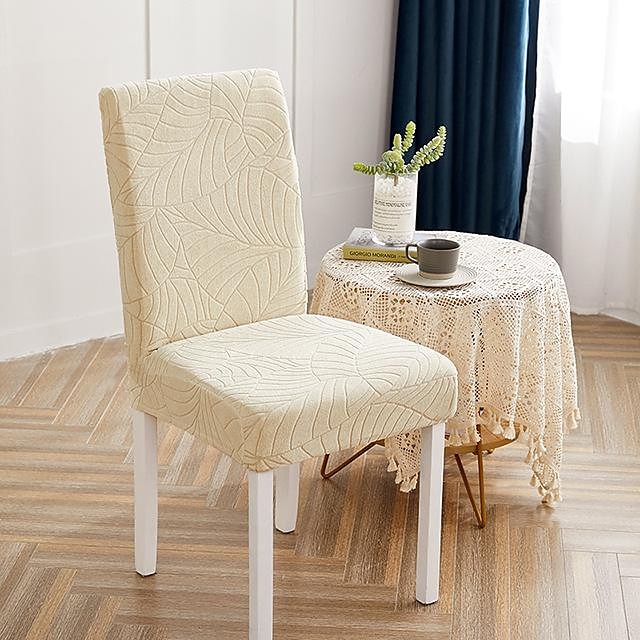Capa de cadeira de jantar repelente de água capa elástica para assento de cadeira elastano com protetor elástico inferior para sala de jantar cerimônia de casamento durável lavável de 2025 por $12.49 –P6