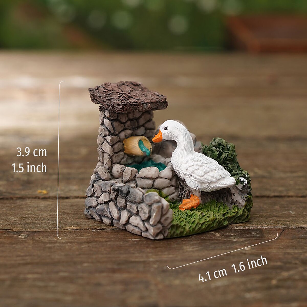 Drinking Duck Micro Landscape Ornaments Outdoor Garden Creative Resin Crafts 2025 - $5.49 –P6