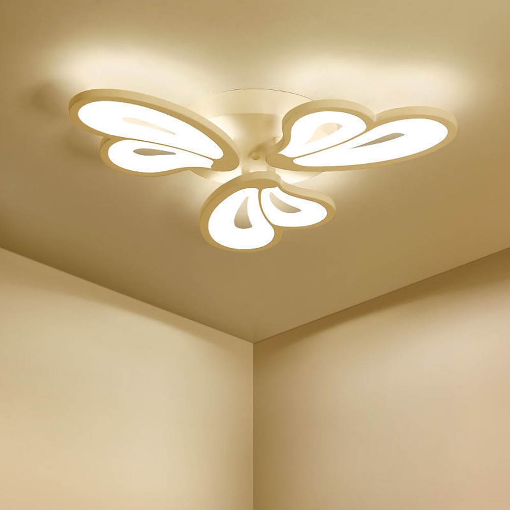 plafonnier led 3/5/9/12/15 têtes plafonnier acrylique aluminium gradation continue chambre 110-240v seulement dimmable avec télécommande de 2025 ? $288.39 –P2