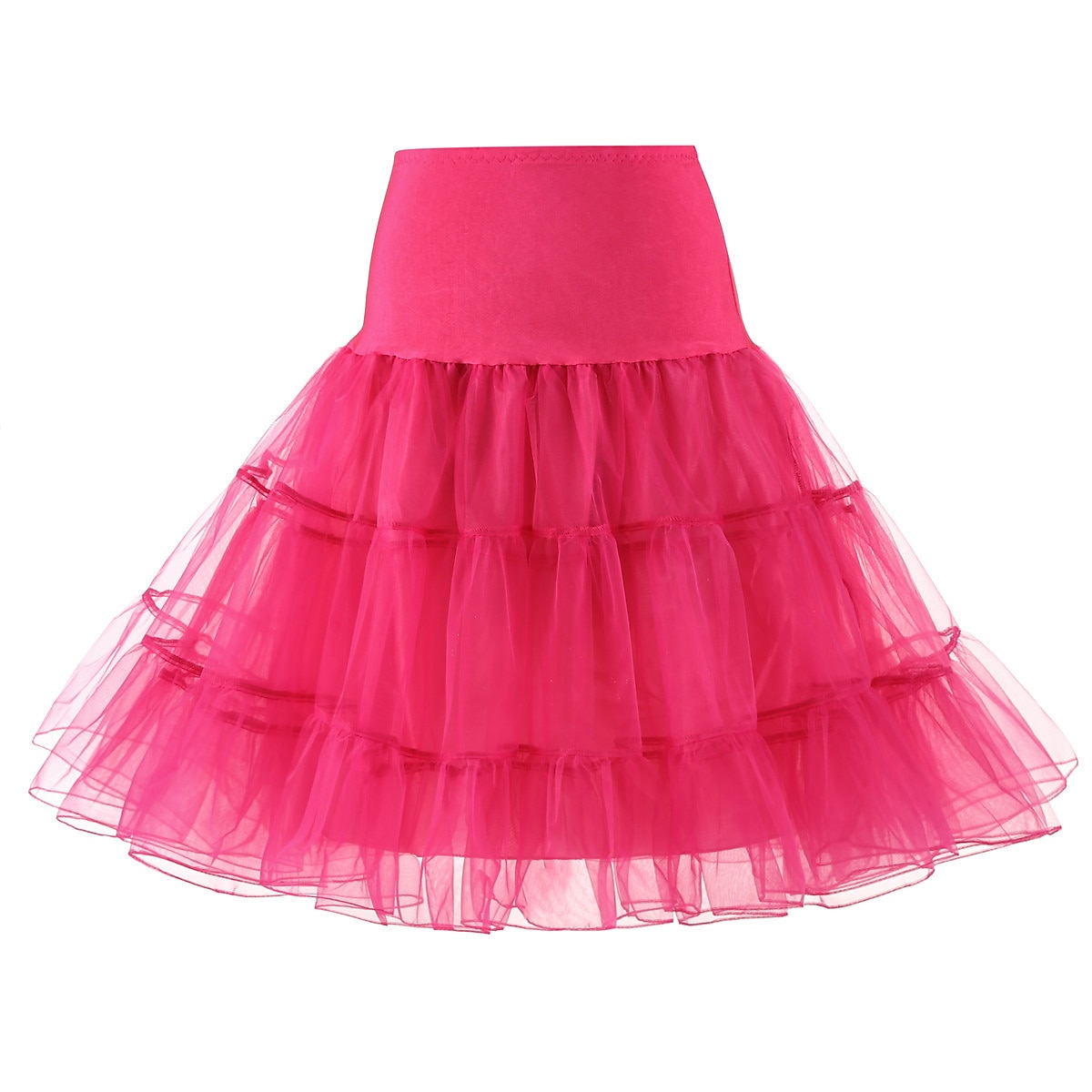 Sottoveste da principessa anni '50, gonna a cerchio, tutù sotto la gonna, crinolina, gonna in tulle, costume da donna, vintage, cosplay, festa/serata, ballo di fine anno, gonna corta/minigonna del 2025 a $20.99 –P10