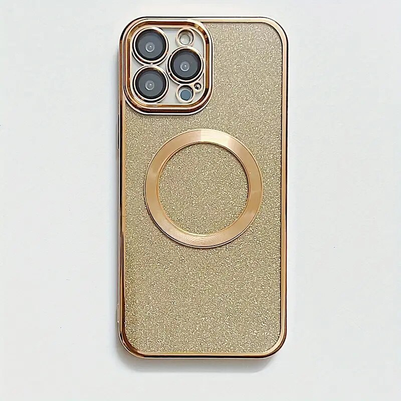 Phone Case For iPhone 15 Pro Max Plus iPhone 14 13 12 11 Pro Max Plus Back Cover With Magsafe with Screen Protector TPU 2025 - $13.99 –P2