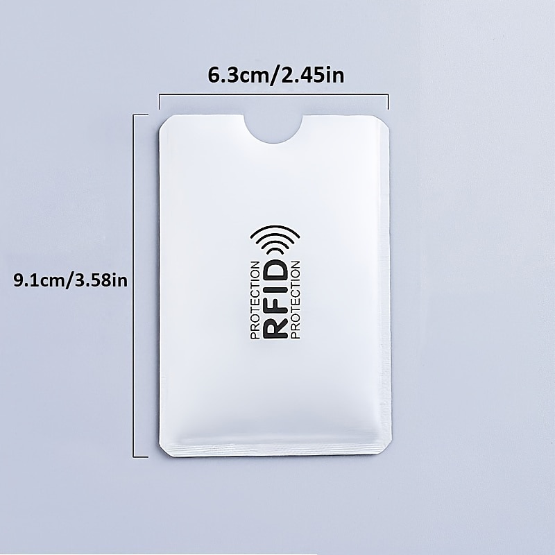20pcs Anti Rfid NFC Aluminium Smart Anti Theft Bank Sleeve Wallet Anti RFID Blocking Protect Case Card Holder Aluminium Case 2026 - $9.99 –P4