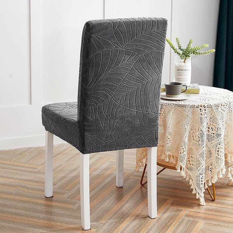 Capa de cadeira de jantar repelente de água capa elástica para assento de cadeira elastano com protetor elástico inferior para sala de jantar cerimônia de casamento durável lavável de 2025 por $12.49 –P4