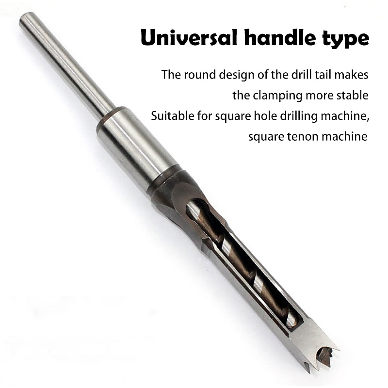Square Hole Drill Bits for Wood, Woodworking Hole Saw Mortising Chisel Drill Bits1/4 inch, 5/16 inch, 3/8 inch, 1/2 inch 2025 - $15.99 –P7