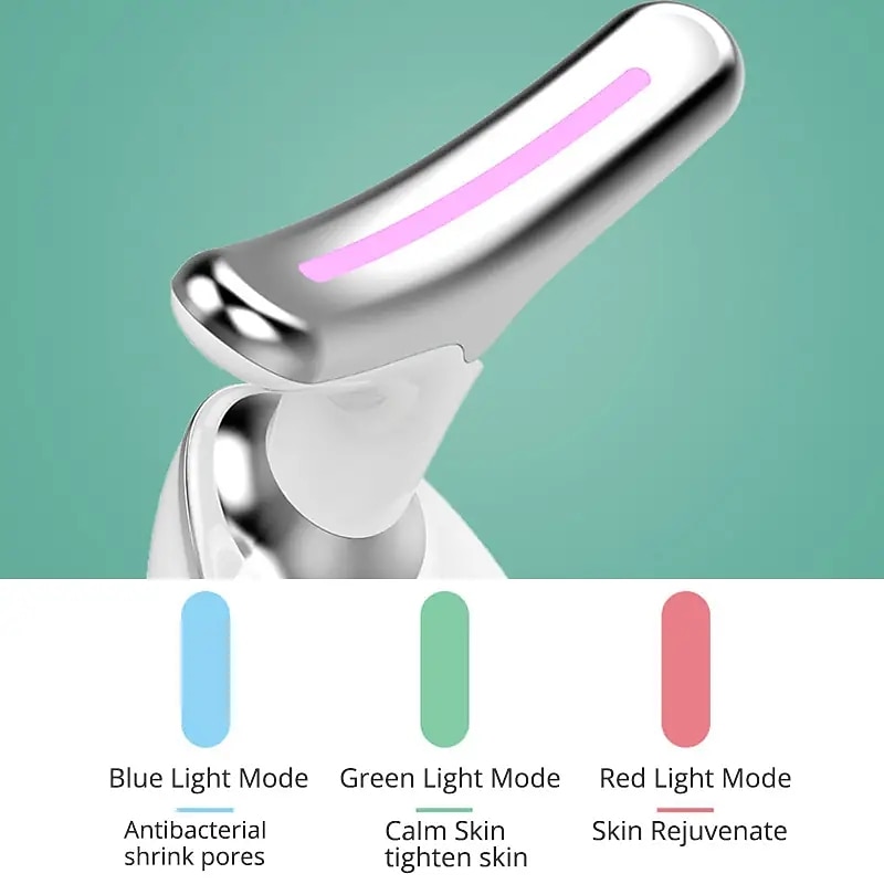 EMS Thermal Neck Lifting And Tighten Massager Electric Microcurrent Smooth Wrinkle Tool LED Photon Face Beauty Device Perfect Birthday Gift For Mother Girls Women 2025 - $58.99 –P5