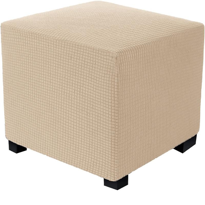 Stretch Ottoman Cover Square Ottoman Slipcovers Rectangular Foldable Storage Stool Cover Bench Cover Furniture Protector Soft Slipcover with Elastic Bottom 2025 - $26.99 –P5