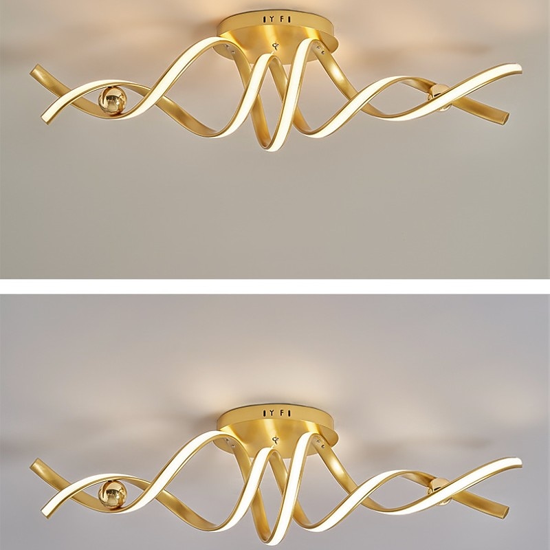 светодиодный подвесной светильник с круглой круглой линией, 100 см, алюминиевый островной светильник для столовой, спальни, подвесные светильники, 110-240 В, только диммируемый с дистанционным 2026 - $399.99 –P4