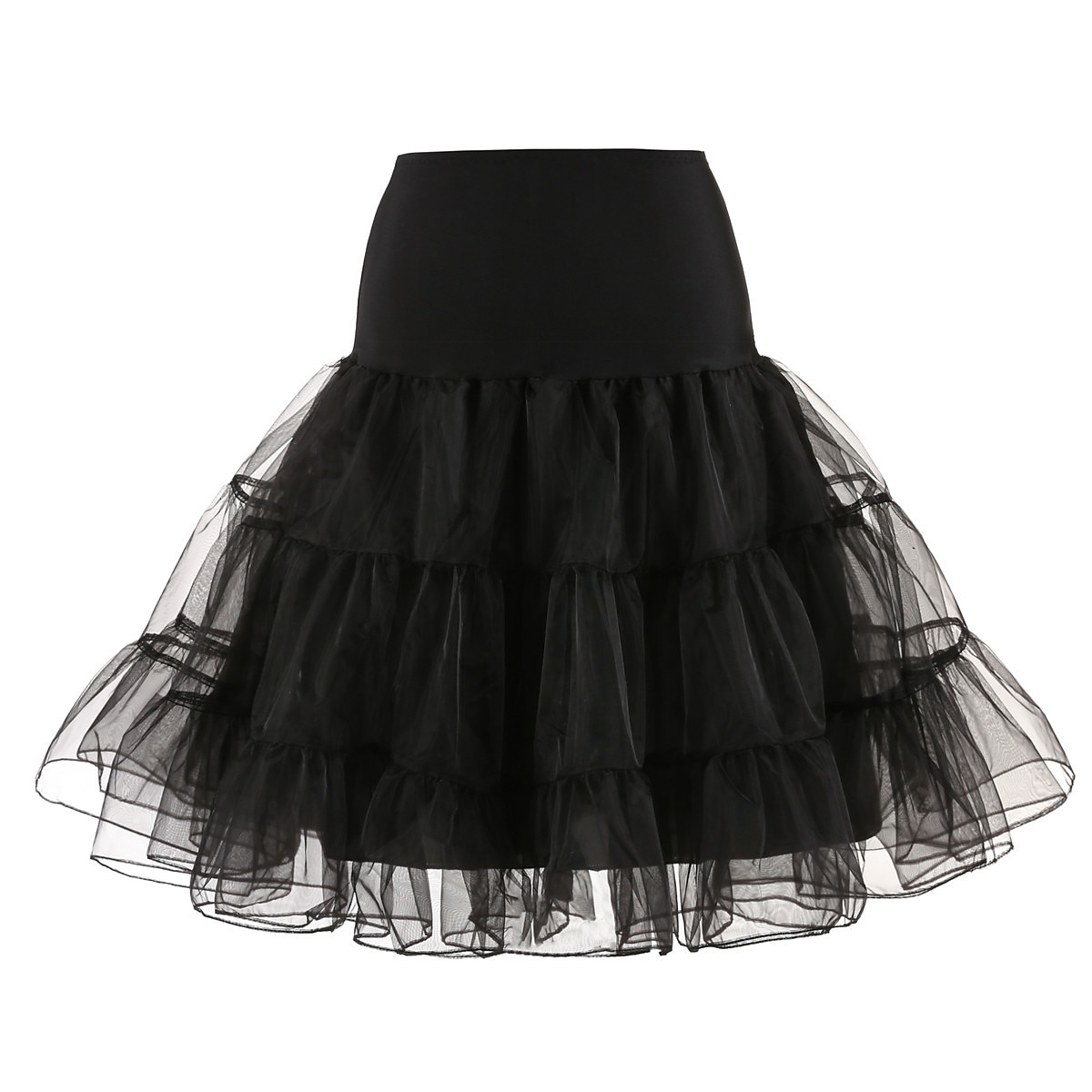 Sottoveste da principessa anni '50, gonna a cerchio, tutù sotto la gonna, crinolina, gonna in tulle, costume da donna, vintage, cosplay, festa/serata, ballo di fine anno, gonna corta/minigonna del 2025 a $20.99 –P1