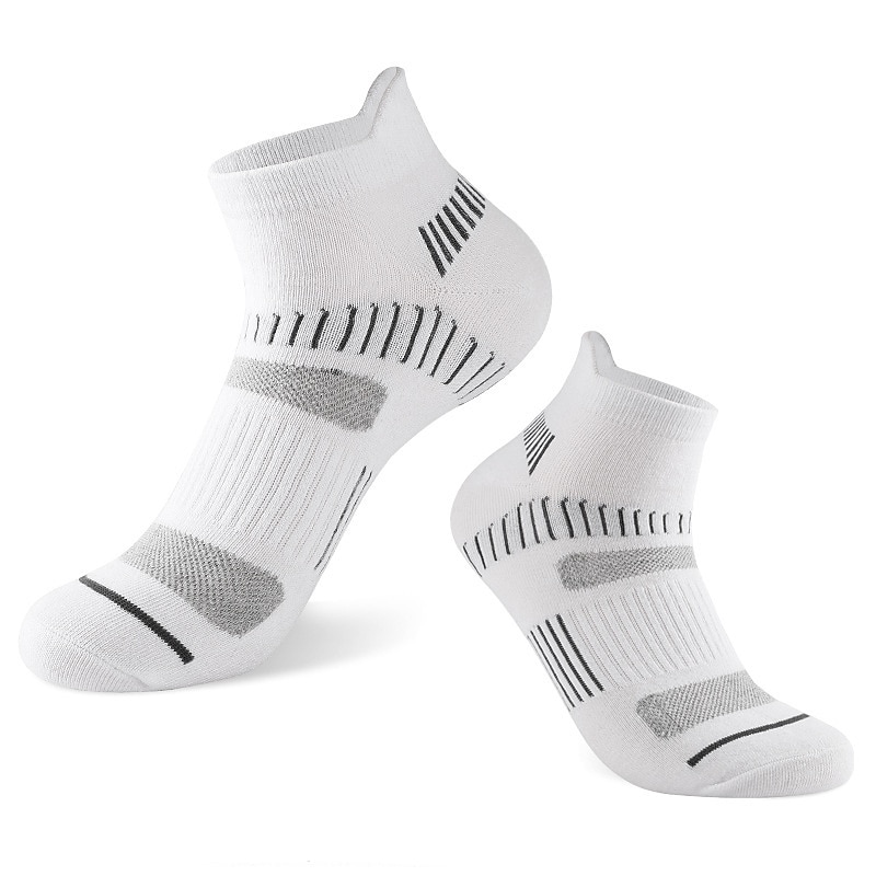 Homens 2 pares Meias Meias Tornozelo Meias Curtas Preto Branco Cor Listrado Casual Diário Básico Média Verão Primavera Outono à moda Tradicional / Clássico de 2026 por $6.99 –P6